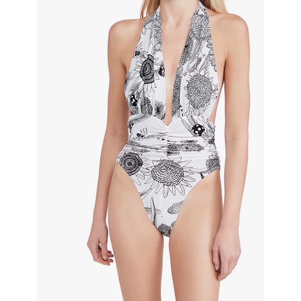 ❗️FINAL❗️ 🆕 Norma Kamali MARISSA Halter Slinky Swimsuit 🔴🔴